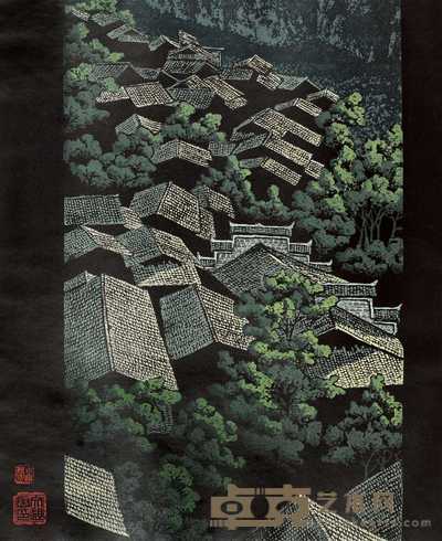 文祖云 《古镇祭》No.8 60×50cm